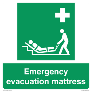 Emergency evacuation mattress